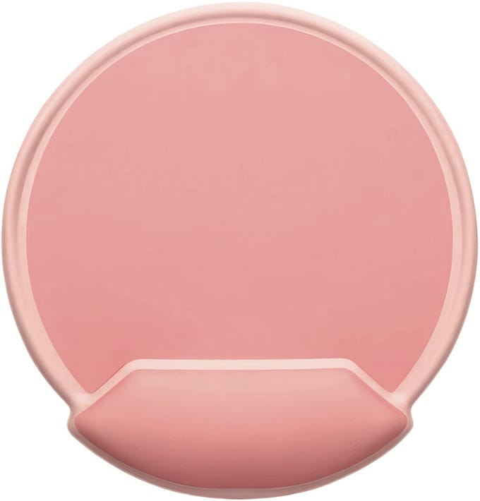 Techidna - Ergonomische Muismat met Polssteun - Roze - Gelkussen - Antislip - Compact