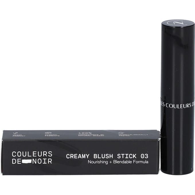 Couleurs de Noir CREAMY BLUSH STICK 03 Burnt Rose 1 Make-up