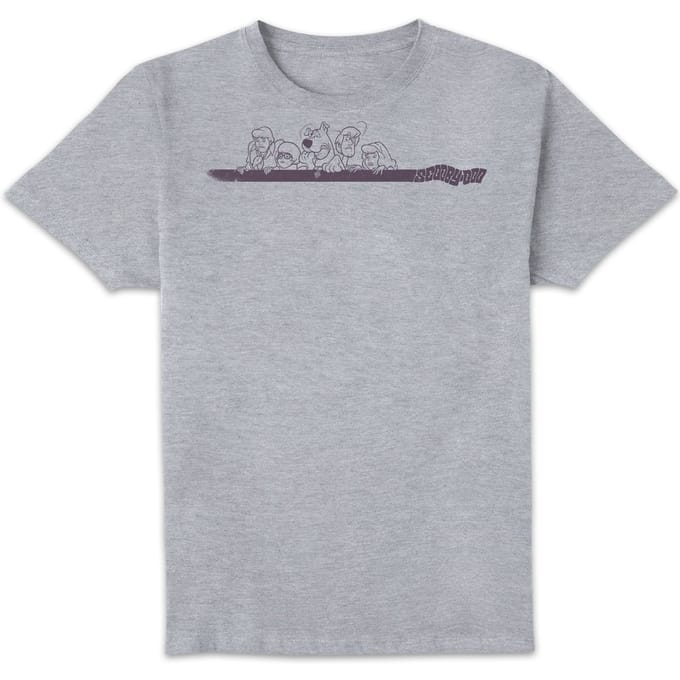 Scooby Doo Those Meddling Kids Retro Men's T-Shirt - Grey - M