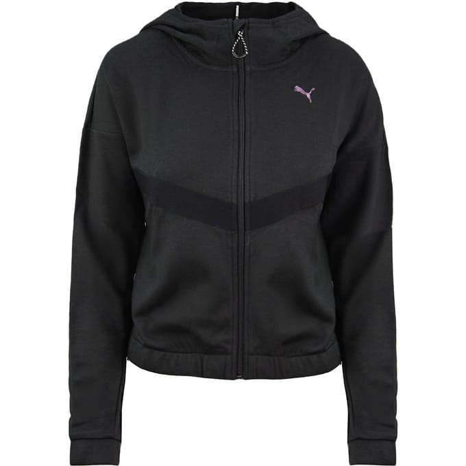 Puma Zip Up Vrouwen Zwarte Hoodie