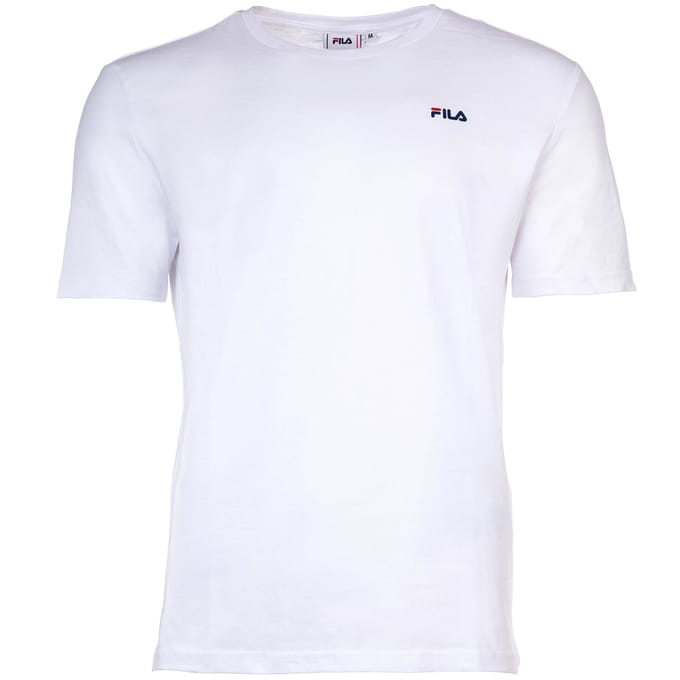 Fila Kurzarmshirt Brod Tee / Double Pack Bright White-Light Grey Melange-XL