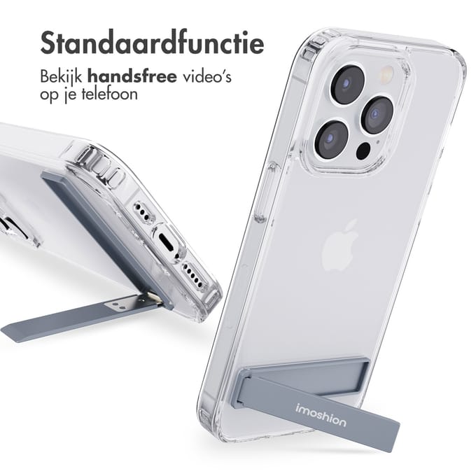 imoshion Hoesje - Geschikt voor Apple iPhone 13 Pro - Stand Backcover - Transparant