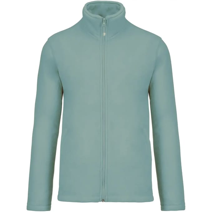 Kariban Microfleece met rits heren K911 - Sage - XL