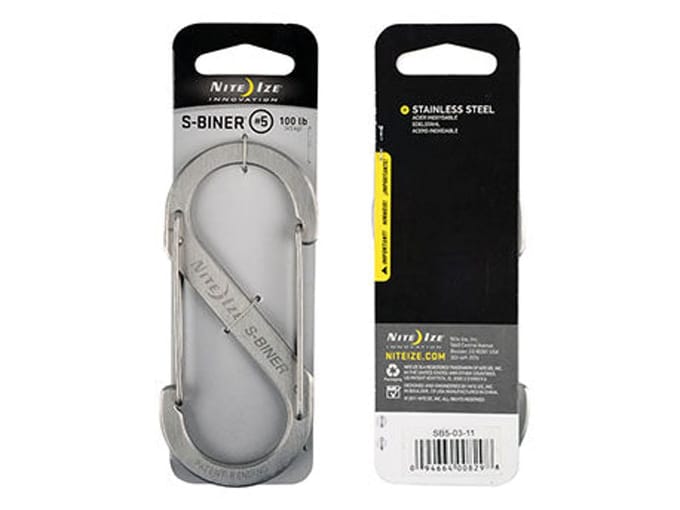 NITE Ize S-Biner Gr. 5 NI-SB5-03-11 Karabijn 111 mm x 49 mm x 111 mm 1 stuk(s)