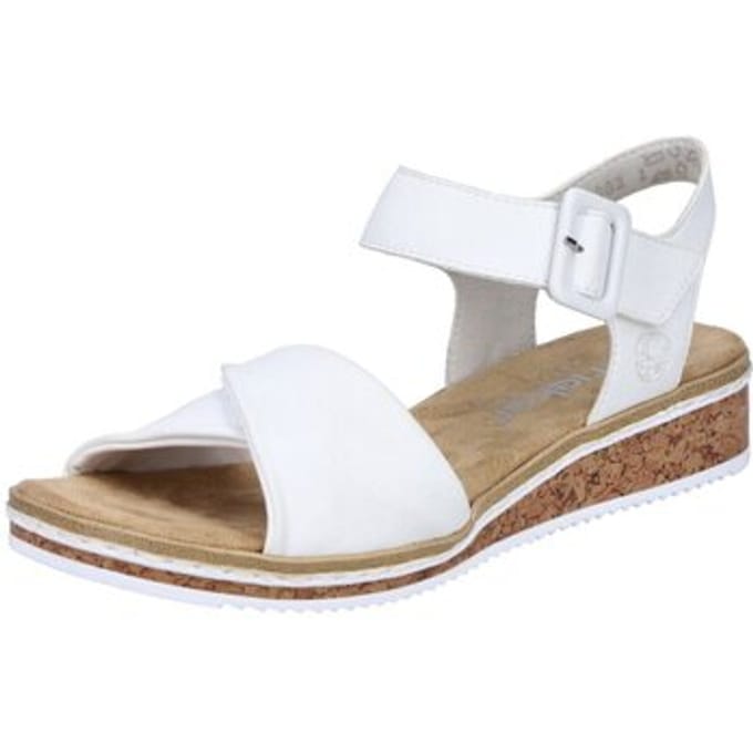 Sandalen met sleehak Rieker -