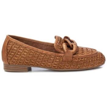 Dames leren mocassins met metallic touch Carmela
