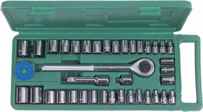 Dopsleutelset Super 1/4"-3/8" - 40-delig