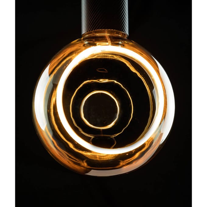 SEGULA LED floating bol G150 E27 4,5W goud 90°