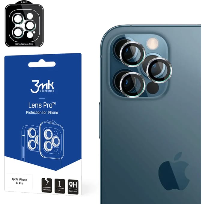 Lensbescherming 3MK Apple iPhone 12 Proion Pro Silver