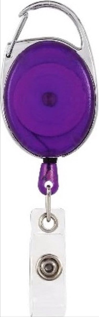 Scoby - Clip-Badgehouder - Trekkoord - Badgehouder - 45 cm - Paars