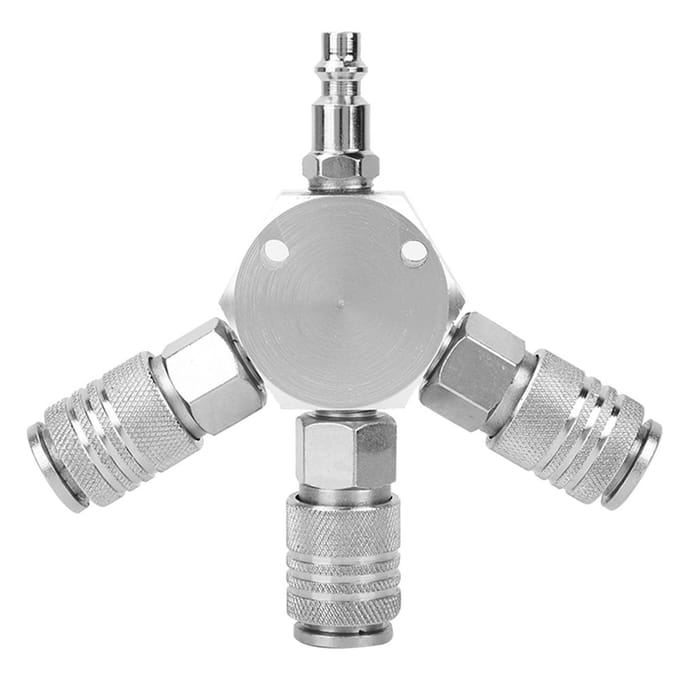 3 Manieren Luchtslang Verdeelstuk Snelkoppeling Connector Adapter Splitter 1 4 F NPT