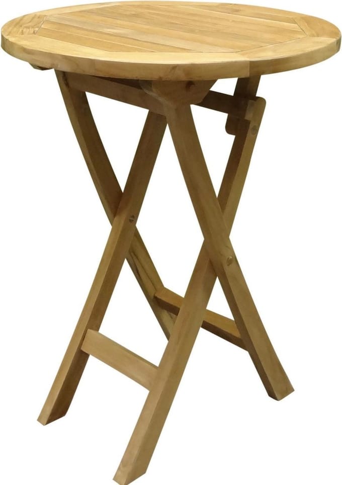 Klaptafel 60x60x75 rond model