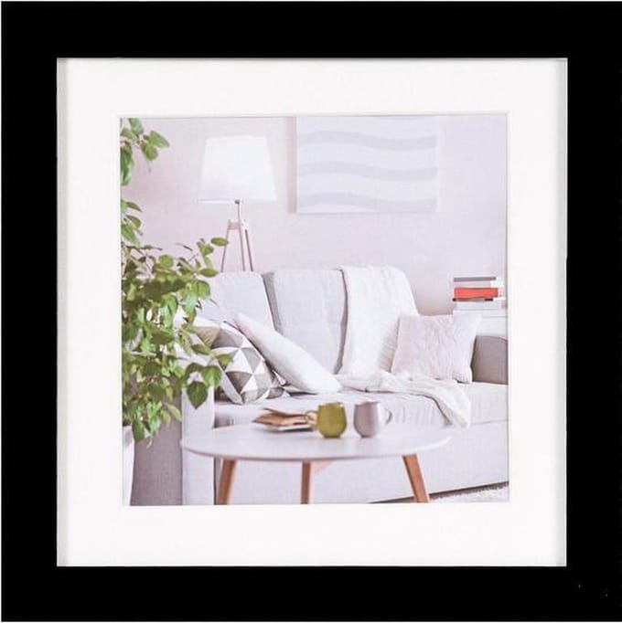 Fotolijst - Henzo - Modern - Fotomaat 20x20 cm - Zwart
