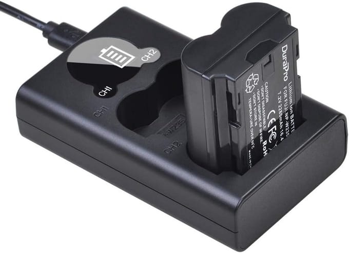 Camera Batterij Set - Reserve Accu - Fotografie - Dubbele Oplader - 178 g
