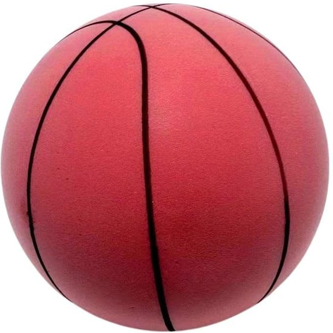 MASTER Ballon de Basket Souple - 18 cm - rouge