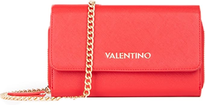 VALENTINO Schoudertas Koppeling Zero Re Wallet With Shoulder Strap Rosso Rood