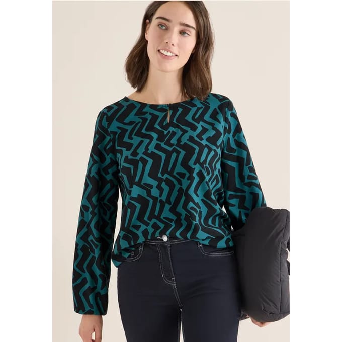 Blouse met grafisch patroon