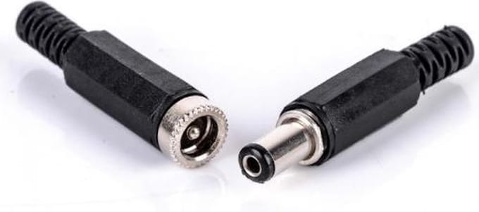 DC Stekker Man en Vrouw Jack Socket Connector Set