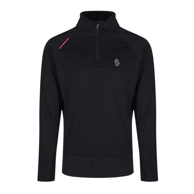 Luke Heren Overhead Funnel Neck Sweatshirt (Zwart)
