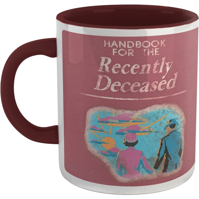 Beetlejuice Handbook For The Recently Deceased Mug - Burgundy