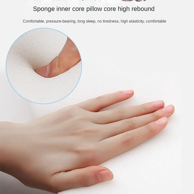 Oreiller de soutien du cou pour cils, greffage doux de cils en mousse à mémoire de forme, Extension de cils, oreiller pour Salon de maquillage avec poche