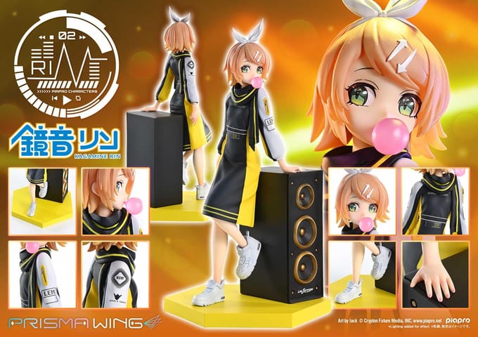 Prime 1 Studio Vocaloid Piapro Characters Prisma Wing PVC Statue 1/7 Kagamine Rin (Art by lack) 21 cm Beeld