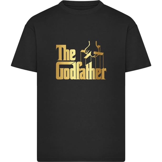 T-shirt Merchcode The Godfather Gold Logo Loose