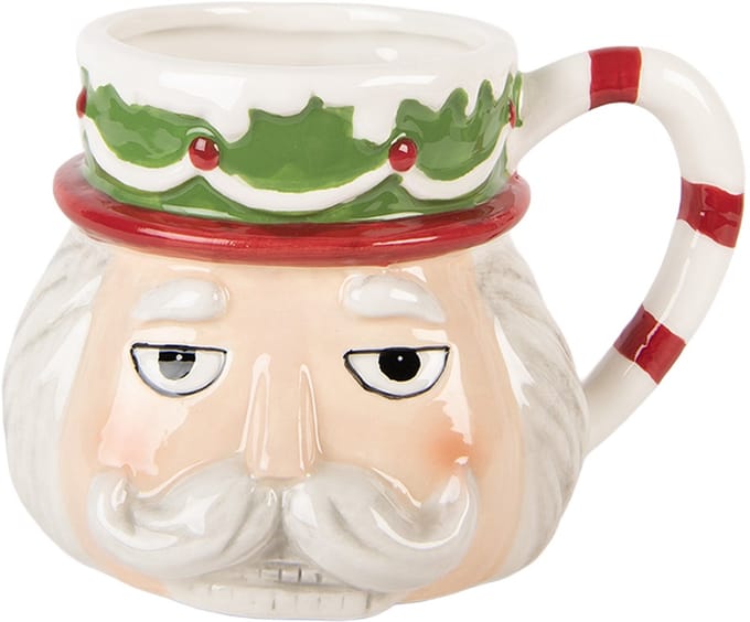 Clayre & Eef Mok 550 ml Beige Keramiek Kerst