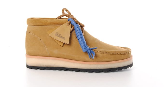 Clarks heren veterboot Wallabee Scout nubuck camel