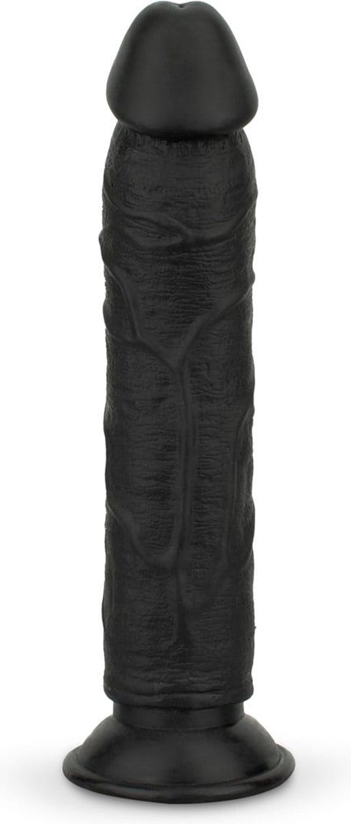 Dildo zonder ballen 22,5 cm - Zwart