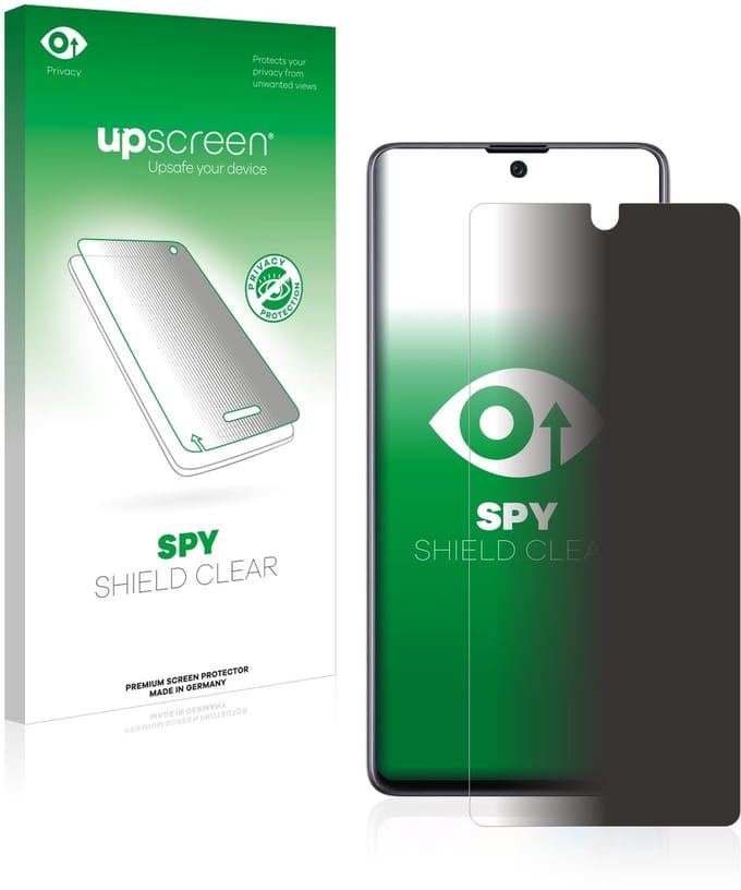upscreen - privacy screenprotector voor Samsung Galaxy A71 5G - Folie Beschermfolie Blauwlichtfilter