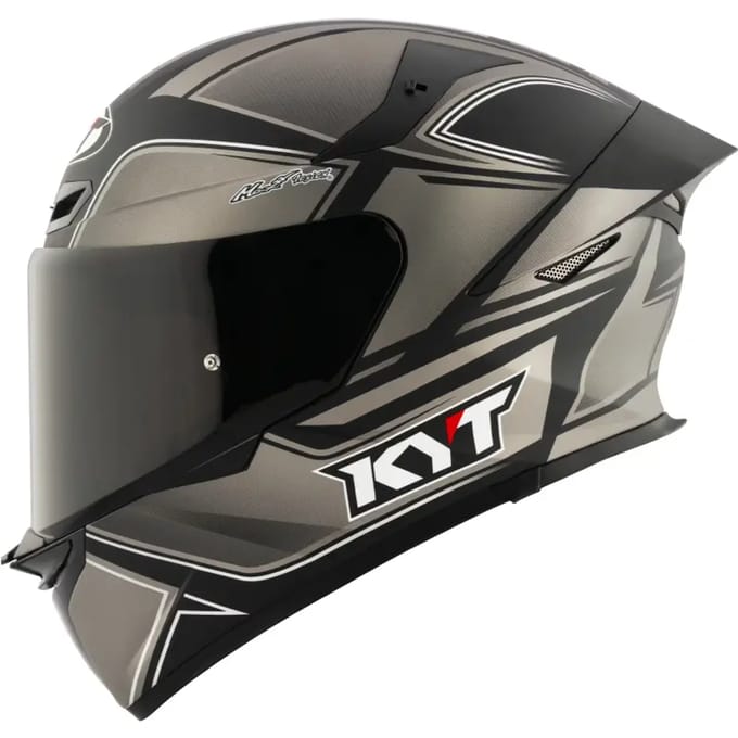 KYT TT-Revo Tourist Mat Grijs Integraalhelm - Helm