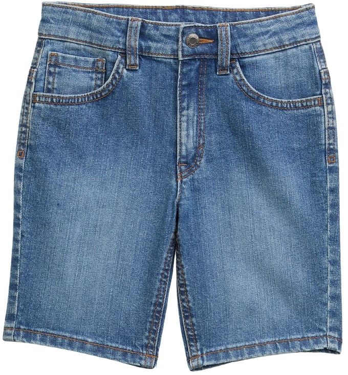 Tom Tailor - Basic Jeans Korte Broek - Maat 98 - mid stone bright blue denim