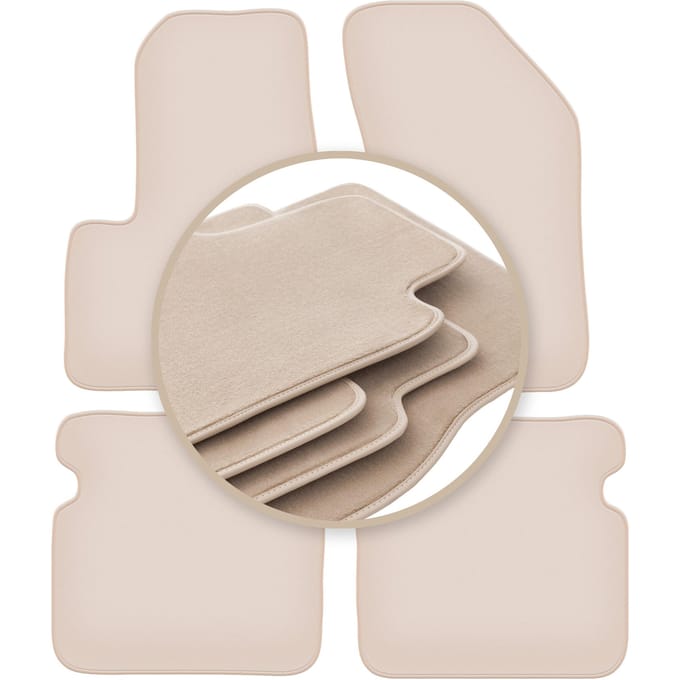 PREMIUM beige vloermatten voor: Dodge Avenger sedan 2007-2015
