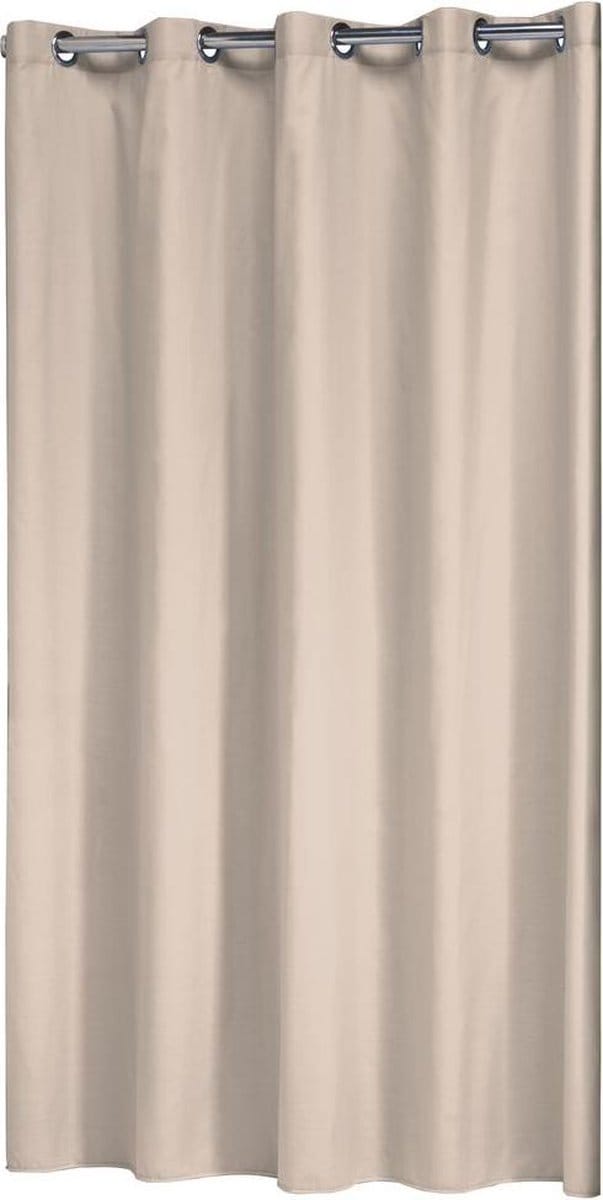 Sealskin Coloris Douchegordijn 180x200 cm - Polyester / Katoen - Beige