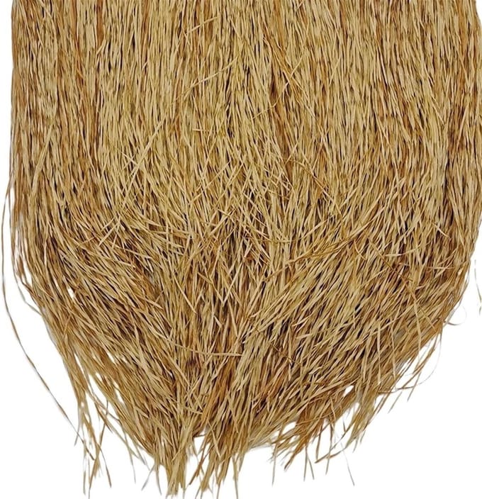 Gesimuleerd stro dak - Nep riet - Tuin decoratie - Vlamvertragend materiaal - 47x50cm - Natuurlijk