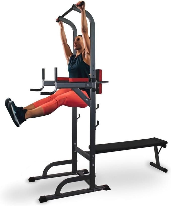 Fitness Weight Training Station 9-in-1 - Verstelbaar, Opvouwbaar, Multifunctioneel