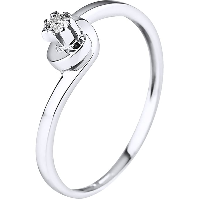 0040 Cts Diamond Solitaire White Gold 18 Karaat