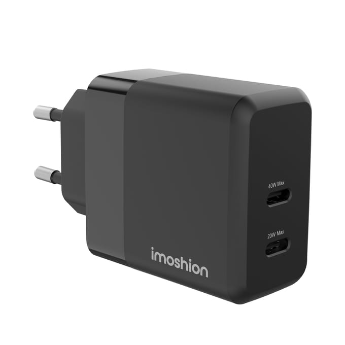 imoshion 2x USB C Adapter 40W - Oplader / Charger - Snellader - Universeel