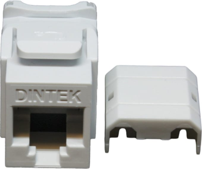 DINTEK - Keystone jack (10 pcs) - CAT6 - UTP - E-jack - Unshielded - 1305-04017