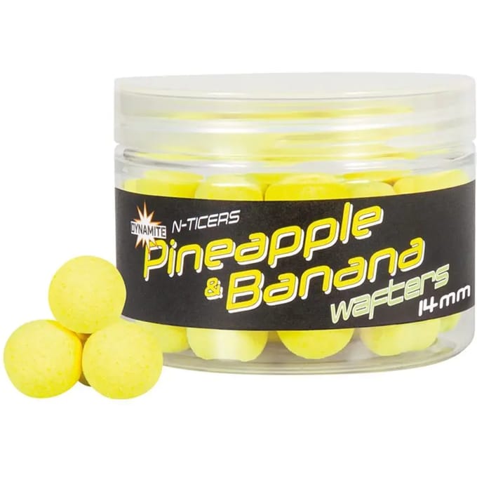 Gebalanceerde boilies Dynamite Baits N-ticers Pineap & Ban