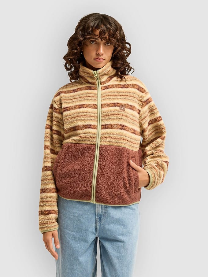 Billabong Rock Jetty Fleece Jas bruin
