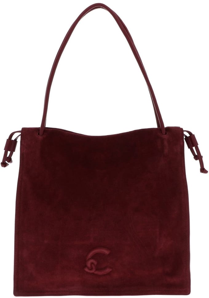 COCCINELLE Leren schoudertas Dulse Suede Shoulderbag Ribes / Ribes (rood)paars