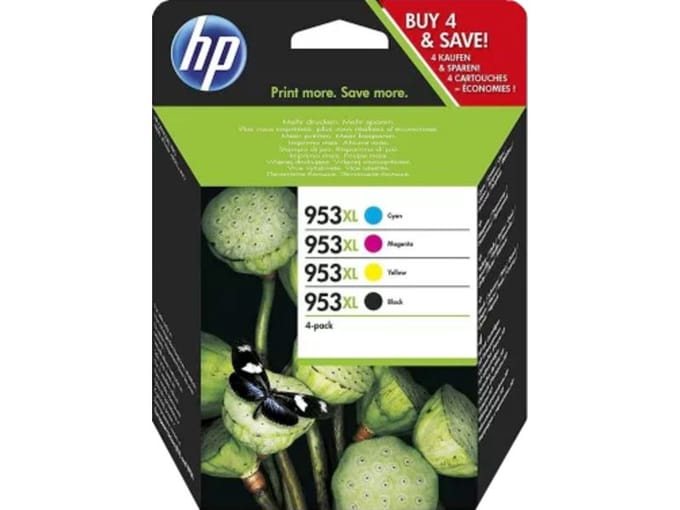 HP Inktcartridge 953XL (3HZ52AE) 4-kleuren Multipack Hoge capaciteit