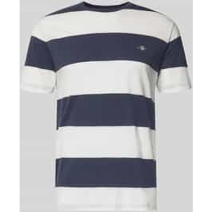 Regular fit T-shirt met logoprint Model 'BAR'