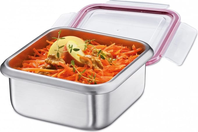 Küchenprofi inox brooddoos 1 l met siliconen deksel