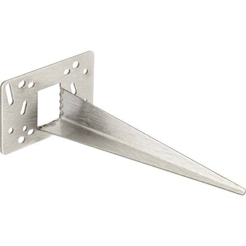 BOLD 19609 Grondpen voor stekkerdooszuil Zilver