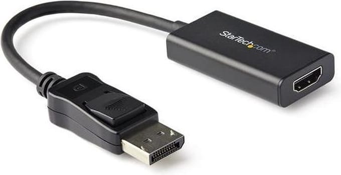 StarTech.com DisplayPort to HDMI Adapter - HDR 4K 60Hz - DP to HDMI Dongle - video adapter - DisplayPort / HDMI - 25.16 cm
