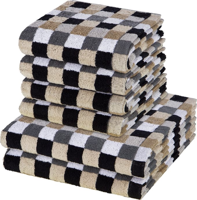 Cawö Sonstiges 4 X handdoek 2 X douchehanddoek - in set 6 pack Lifestyle