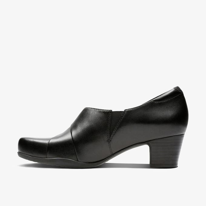 Rosalyn Adele Zwarte Leren Schoenen